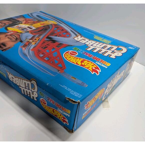 Hot Wheels Micro Color Racers Hill Climber Track in Box  Hot Wheels Micro Color Racers Hill Climber‎ Track Set Vintage Mattel 1992 NOS